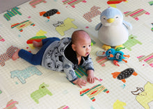 Load image into Gallery viewer, Fun N Well Foldable XPE Baby Play Mat | King Size 197x178x1cm (Colourful Pony / City)

